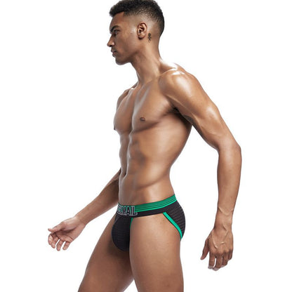 JOCKMAIL | Ripple Mesh High-Cut Bulge Briefs