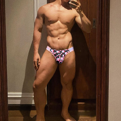 PUMP! | Plaid Graffiti Briefs