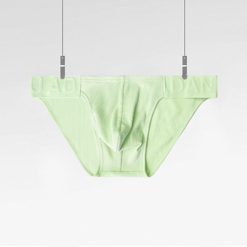 ADANNU Extreme Challenger Briefs men's comfort fit briefs in green, front view