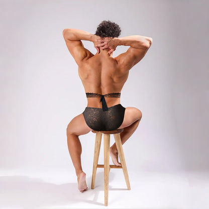 ADANNU | Lace Strap & Briefs Set