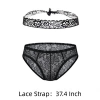 ADANNU | Lace Strap & Briefs Set
