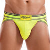JOCKMAIL Dynamic Mesh Jockstrap men's breathable design jockstrap in Yellow, front view