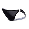 JOCKMAIL Heatwave Sheer Ring Jockstrap men's breathable design jockstrap in Black, left side view
