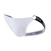 JOCKMAIL Heatwave Sheer Ring Jockstrap men's breathable design jockstrap in White, left side view