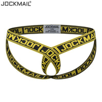 JOCKMAIL Mobius Jockstrap men's comfort fit jockstrap in Yellow, front view