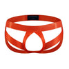 JOCKMAIL Mobius Ring Jockstrap men's comfort fit jockstrap in 249 Orange, front view