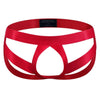 JOCKMAIL Mobius Ring Jockstrap men's comfort fit jockstrap in 249 Red, front view