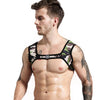 JOCKMAIL Neoprene Sport Harness with a stretchable design in Camo, front view