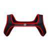 JOCKMAIL Neoprene Sport Harness with a stretchable design in Red, detail view
