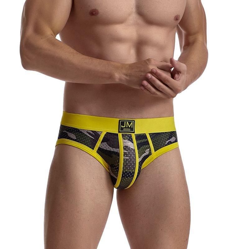 prince-wear Yellow / M JOCKMAIL | Camo Sports Brief