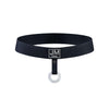 JOCKMAIL Ringed C-String Thong men's stretchable thong in Black, front view