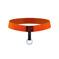 JOCKMAIL Ringed C-String Thong men's stretchable thong in Orange, front view