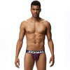 JOCKMAIL Speed Jockstrap men's butt-lift design jockstrap in Navy Blue, front view