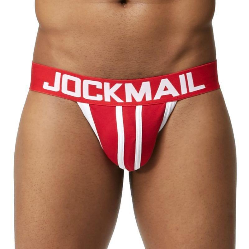 JOCKMAIL Speed Jockstrap men's butt-lift design jockstrap in Red, detail view