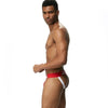 JOCKMAIL Speed Jockstrap men's butt-lift design jockstrap in Red, left side view