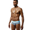 JOCKMAIL Summer Briefs men's moisture wicking briefs in sky blue, front view