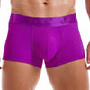 JOCKMAIL Vibrant Mesh Boxers men's breathable mesh underwear in purple, front view