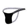 ORLVS Want-to-Play G-String Thong men's comfort fit thong in Black, left side view